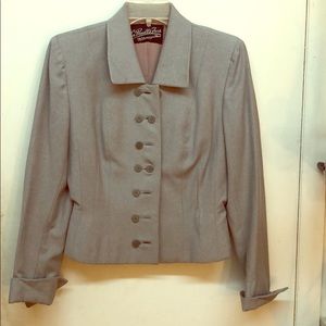 Vintage wool crop jacket